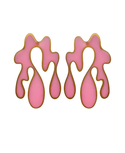 Swanky Designs Melt Theory Sculptural Statement Earrings