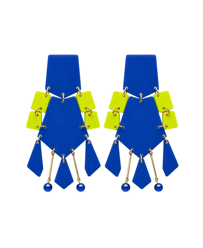 Swanky Designs Pippa Dangle Statement Earrings