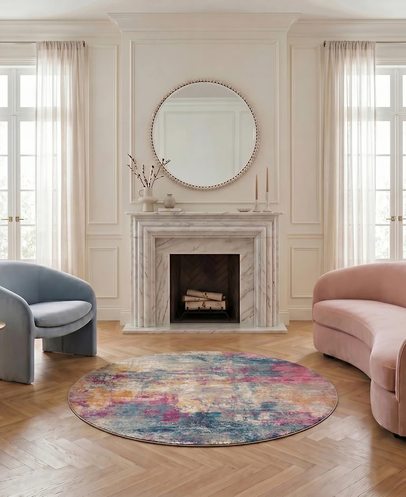 Nourison Home Passion PSN36 5'x5' Round Area Rug