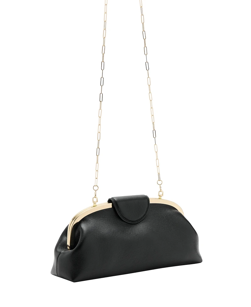Mango Women's Metal Detail Clutch Bag