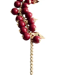 Mango Women's Beaded Chain Necklace