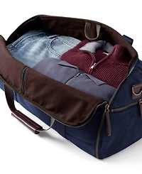 Lands' End Waxed Canvas Convertible Garment Duffle
