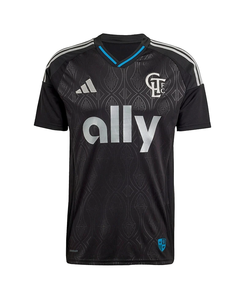 Adidas Men's Tim Ream Black Charlotte Fc 2025 Fortress Kit Replica Player Jersey