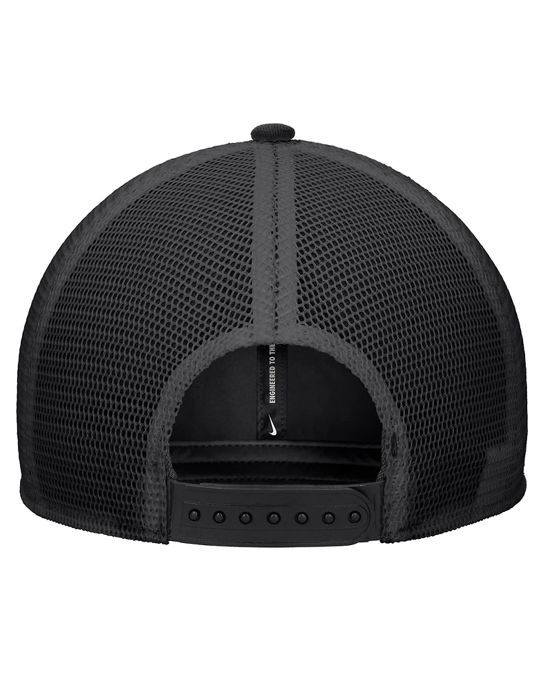Nike Men's Black Barcelona Rise Rope Trucker A-Frame Adjustable Hat