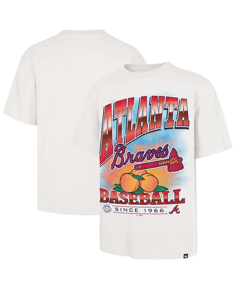 '47 Brand Men's White Atlanta Braves Regional Upland Foundation T-Shirt