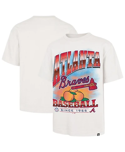 '47 Brand Men's White Atlanta Braves Regional Upland Foundation T-Shirt