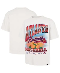 '47 Brand Men's White Atlanta Braves Regional Upland Foundation T-Shirt