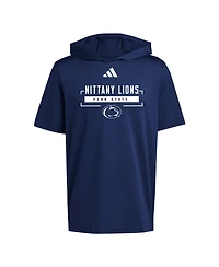 Adidas Men's Navy Penn State Nittany Lions D4T Short Sleeve Hooded T-Shirt