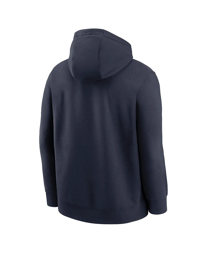 Nike Men's Navy Houston Texans Best Season Rewind Club Pullover Hoodie