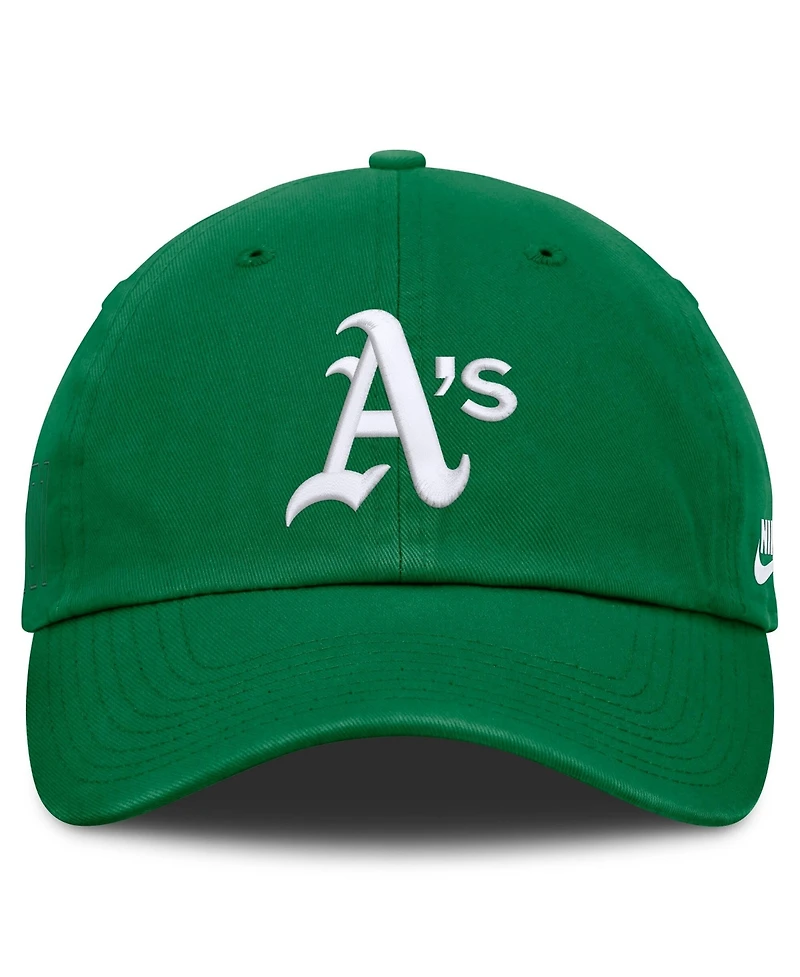 Nike Men's Green Oakland Athletics Cooperstown Club Adjustable Hat