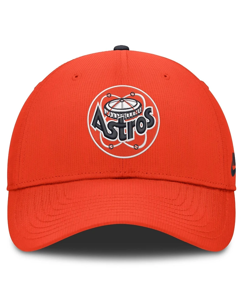 Nike Men's Orange Houston Astros Cooperstown Club Dri-fit Adjustable Hat