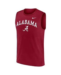 Nike Men's Crimson Alabama Tide Primetime Legend Arch Dri-fit Muscle Tank Top