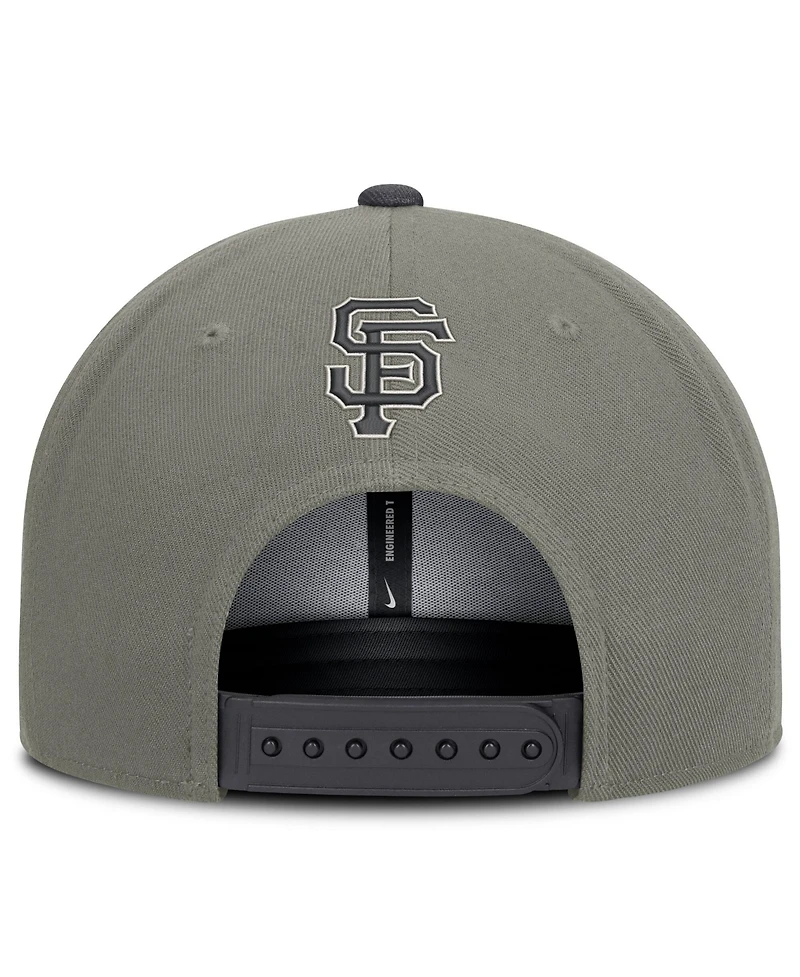 Nike Men's Olive San Francisco Giants Pro Dri-fit Snapback Hat
