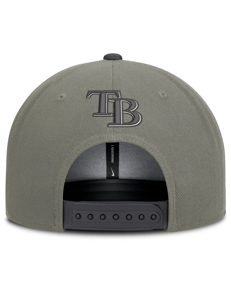 Nike Men's Olive Tampa Bay Rays Pro Dri-fit Snapback Hat