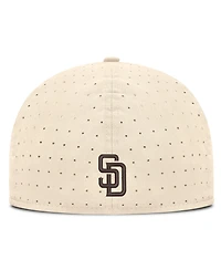 Nike Men's Natural San Diego Padres True Dri-fit AeroBill Fitted Hat