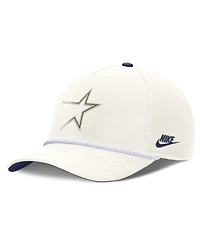 Nike Men's Cream Houston Astros Cooperstown Rise Adjustable Hat