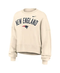 Nike Women's New England Patriots Legacy Arch Phoenix Oversized Fleece Sweatshirt