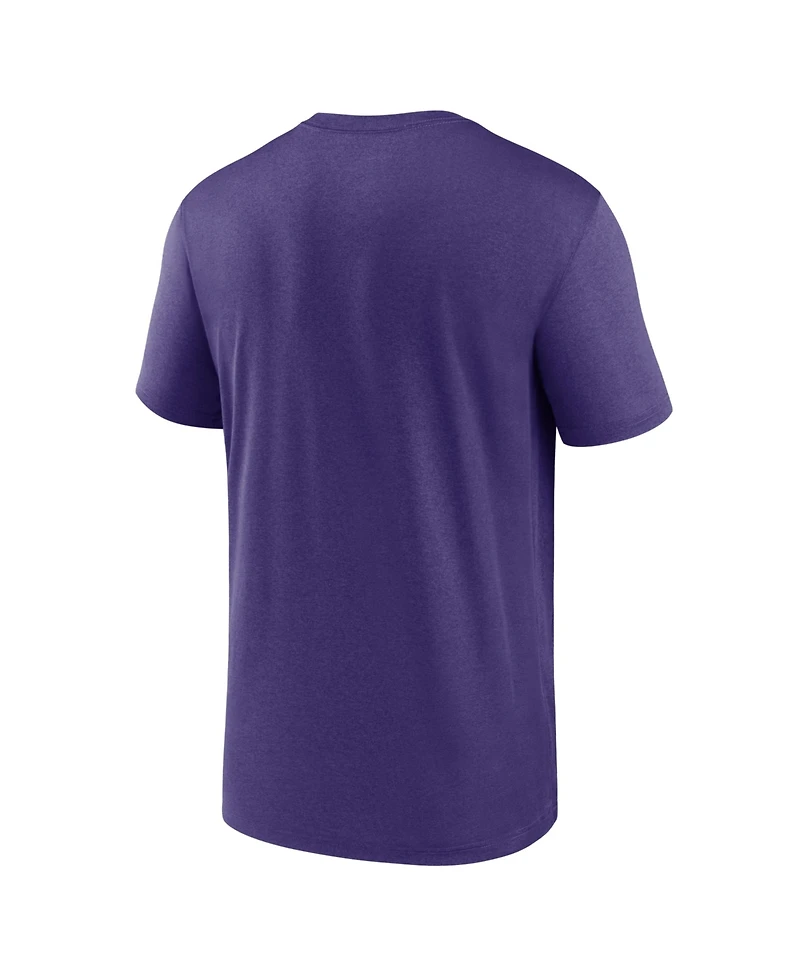 Nike Men's Purple Lsu Tigers Primetime Legend Kinetic Mantra Dri-fit T-Shirt