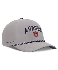 Nike Men's and Women's Gray Auburn Tigers Primetime Rise Rope Adjustable Hat