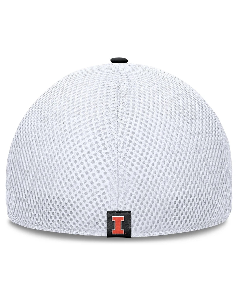 Fanatics Men's Black Illinois Fighting Illini 5-Panel Matter Flex Hat