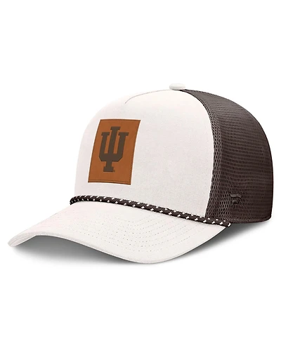 Fanatics Men's Natural Indiana Hoosiers Bronco Trucker Adjustable Hat