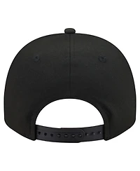 New Era Men's Black Texas Rangers Motion A-Frame 9FIFTY Snapback Hat