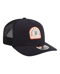 New Era Men's Navy Detroit Tigers Contest 9SEVENTY Adjustable Trucker Hat