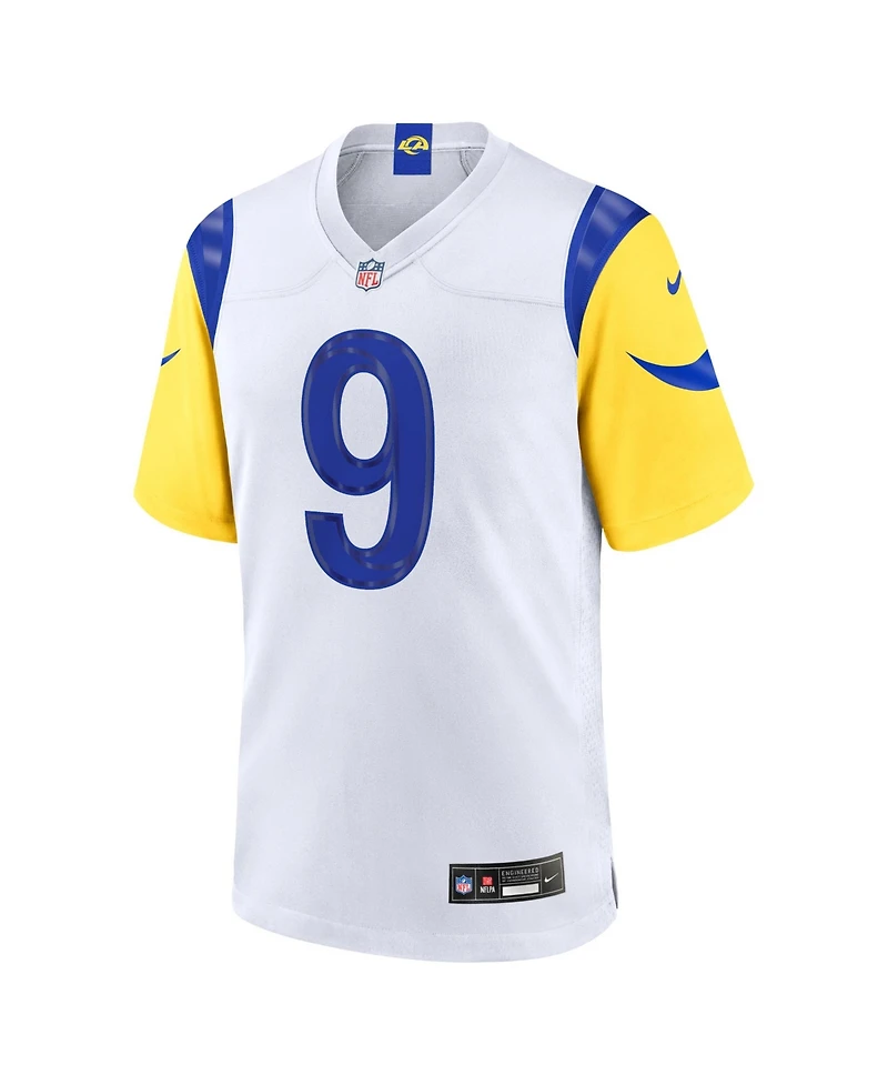 Nike Men's Matthew Stafford White Los Angeles Rams Game Player Jersey