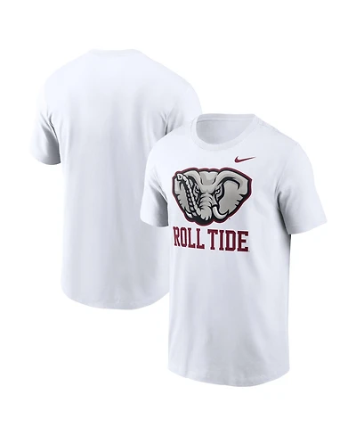 Nike Men's White Alabama Crimson Tide Primetime Logo Mantra T-Shirt