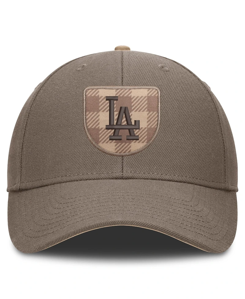 Nike Men's Brown Los Angeles Dodgers Statement Rise Adjustable Hat