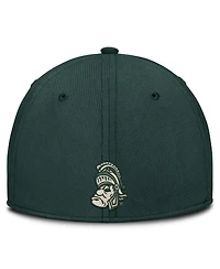Nike Men's Natural/Forest Green Michigan State Spartans Legacy Swooshflex Dri-fit Hat