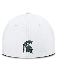 Nike Men's White Michigan State Spartans Game Day Rise Swooshflex Hat