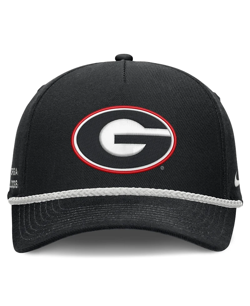 Nike Men's and Women's Georgia Bulldogs Rope Rise Adjustable Hat
