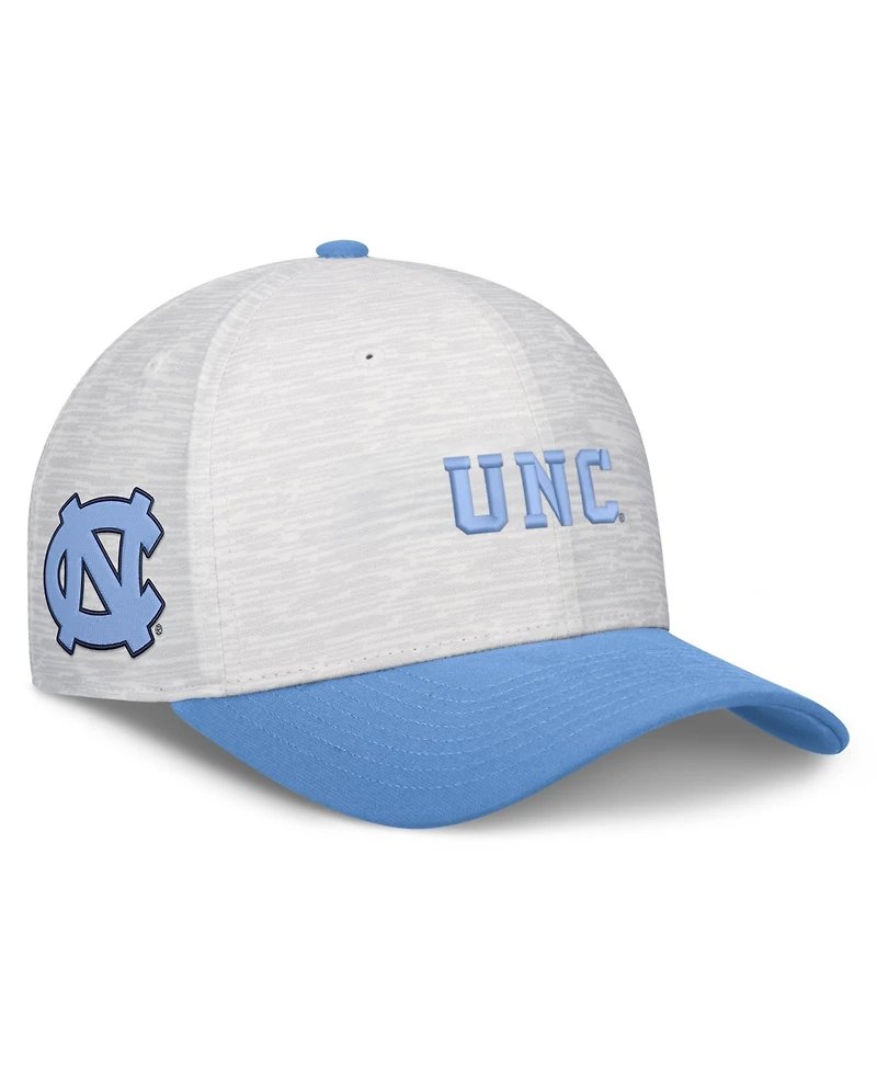 Jordan Men's and Women's White/Carolina Blue North Carolina Tar Heels Primetime Rise Adjustable Hat