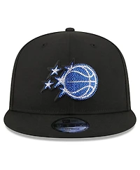 New Era Men's Black Orlando Magic 2026 Nba Draft Crystal 9FIFTY Snapback Hat