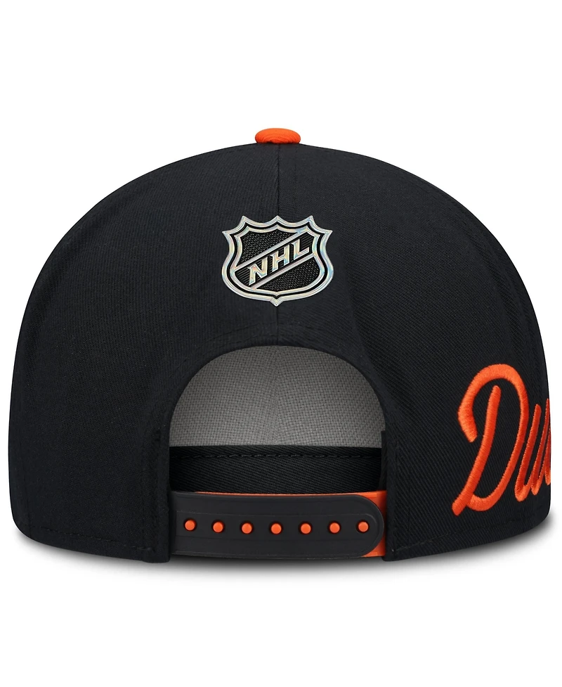 Fanatics Men's Orange/Black Anaheim Ducks Snapback Hat