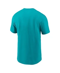 Nike Men's Teal Florida Marlins Cooperstown Wordmark T-Shirt