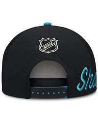 Fanatics Men's Teal/Black San Jose Sharks Snapback Hat