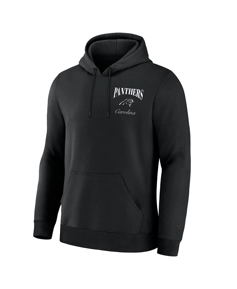Fanatics Men's Black Carolina Panthers Nightfall Long Sleeve Fleece Hoodie