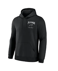 Fanatics Men's Black Carolina Panthers Nightfall Long Sleeve Fleece Hoodie
