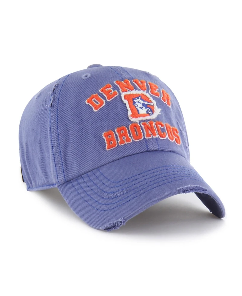 '47 Brand Men's Blue Denver Broncos Seymoore Clean Up Adjustable Hat
