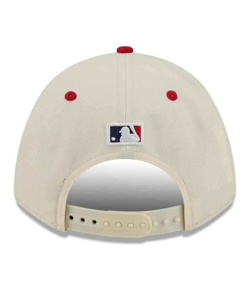 New Era Big Boys and Girls Cream/Red Athletics Usa 250 9FORTY M-Crown Adjustable Hat