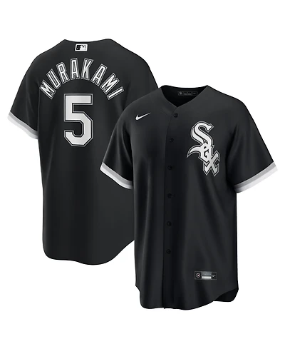 Nike Men's Munetaka Murakami Black Chicago White Sox Alternate Replica Jersey