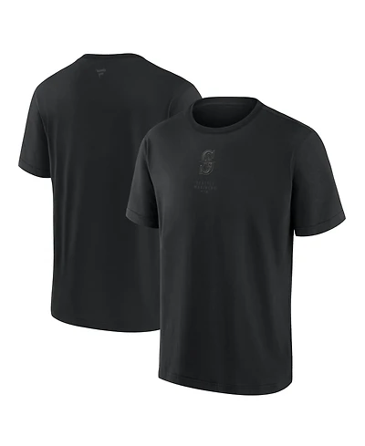 Fanatics Men's Seattle Mariners Black Out Heavyweight T-Shirt