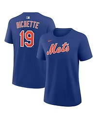 Nike Women's Bo Bichette Royal New York Mets Name & Number T-Shirt