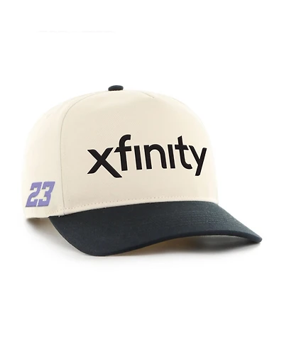 '47 Brand Men's Natural/Black Bubba Wallace Sponsor Number Hitch Adjustable Hat