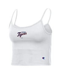 Champion Women's White Detroit Tigers America Scoop Tank Top