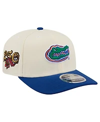 New Era Men's White/Royal Florida Gators America's 250th 9SEVENTY Adjustable Hat