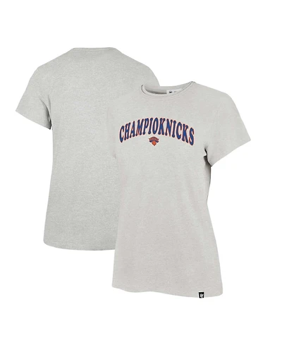 47 Brand Women's Gray New York Knicks 2026 Nba Finals Champion Frankie T-Shirt