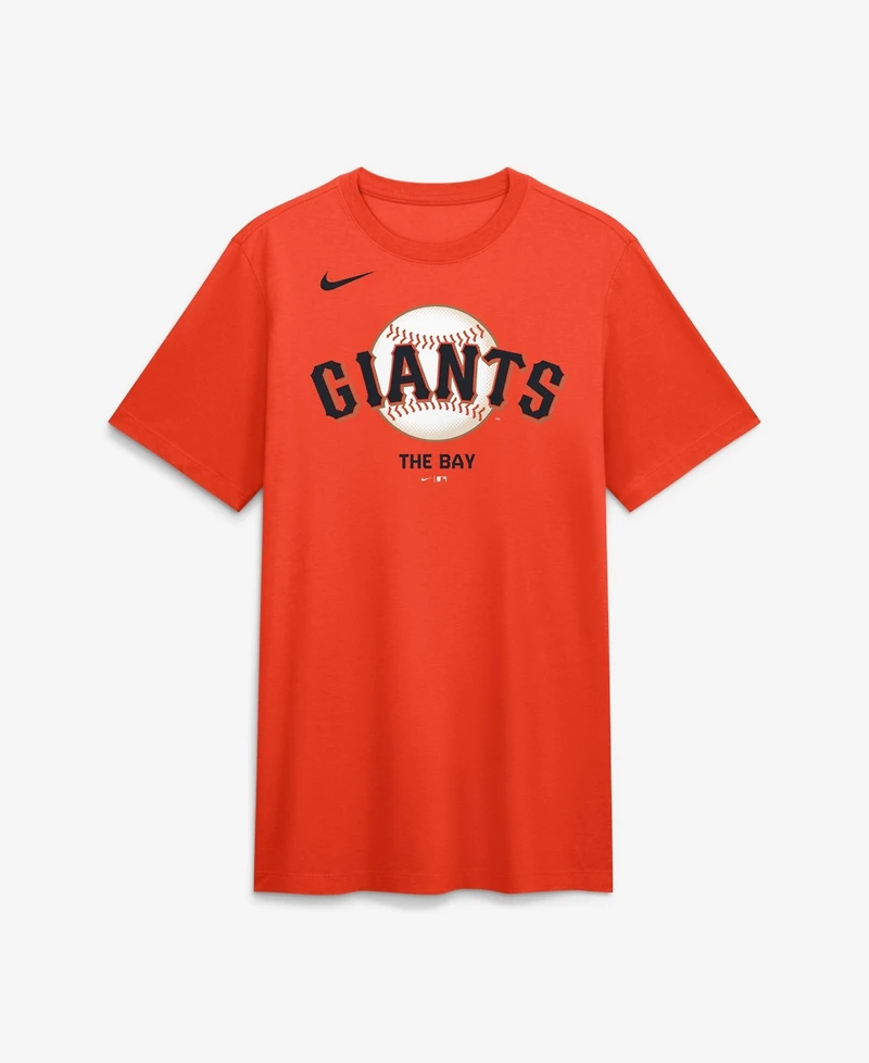 Nike Men's Orange San Francisco Giants Tri-Blend Logo T-Shirt